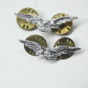 Jordan Air Force Shoulder Wings Pins Pair Military Badge Insignia RJAF Jordanian